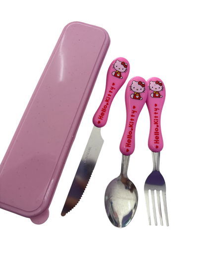 CUBIERTO CON ESTUCHE- KITTY