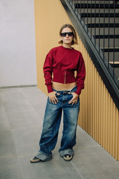 Sweater Aster - Rojo