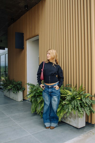 Sweater Aster - Negro