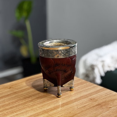 Imperial de alpaca con apliques