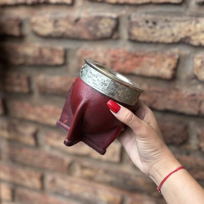 Imperial de alpaca cincelada 