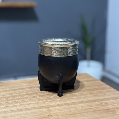 Imperial de alpaca cincelada 