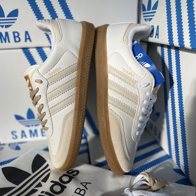 SAMBA BEIGE Y BLANCA IMPORTADAS
