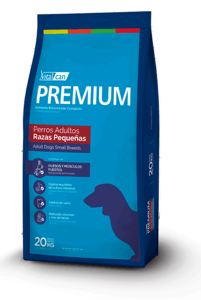 Vitalcan Premium Perro Adulto Razas Pequeñas – Bolsón x20 kg