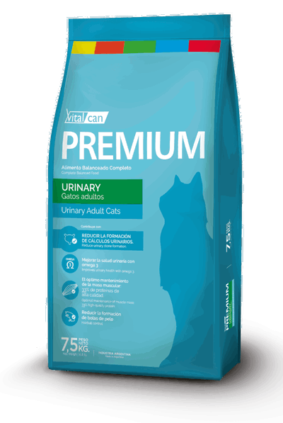 Vitalcan Premium Gato Adulto Urinary – Bolsón x7,5 kg