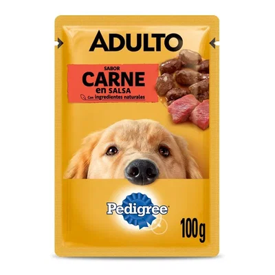  PEDIGREE POUCH ADULTO RAZA M/G Carne 