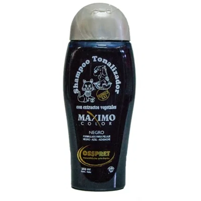 Shampoo Osspret Máximo Color Negro