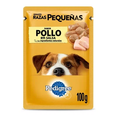 PEDIGREE POUCH ADULTO RAZA PEQUEÑA Pollo