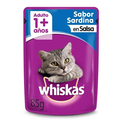 WHISKAS POUCH Adulto Sardina en Salsa