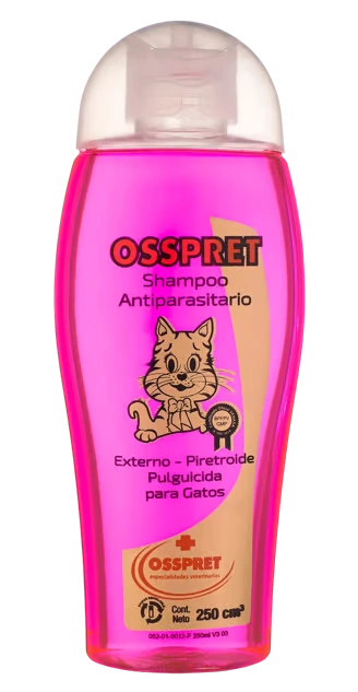 Shampoo Osspret Pulguicida para Gatos