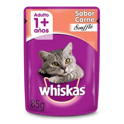 WHISKAS POUCH Adulto Carne Souffle 