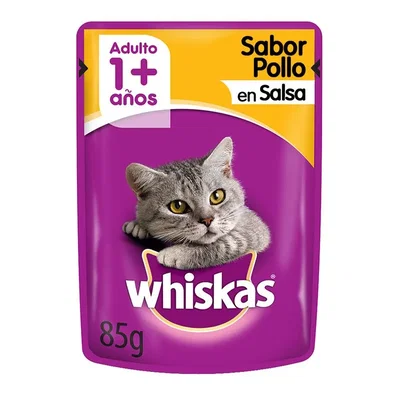 WHISKAS POUCH Adulto Pollo en Salsa 