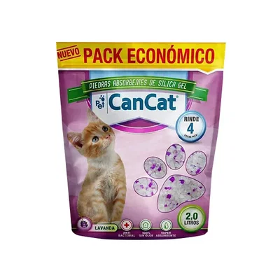 CanCat Piedras Sílicas Lavanda 2 Litros
