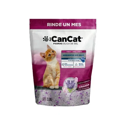 CanCat Piedras Sílicas Lavanda 3,8 Litros