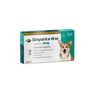 Simparica Tab para Perros de 10 a 20 kg | Antipulgas y Garrapaticida Oral