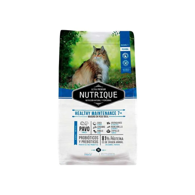 Nutrique Adulto Cat +7 Healthy Mant (7,5 kg)