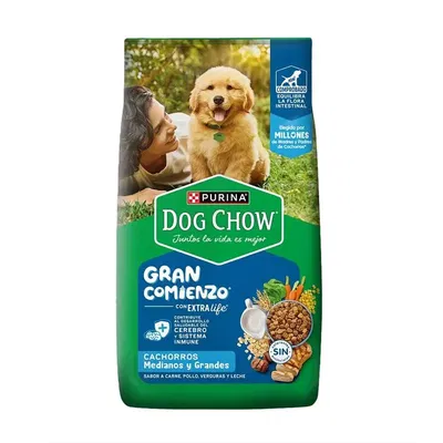 DOG CHOW Cachorros Medianos y Grandes Gran Comienzo x 21 kg