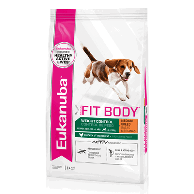 EUKANUBA Control de Peso Mediano x 15 kg
