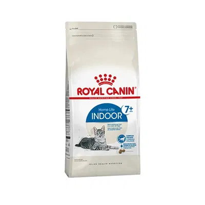 Royal Canin Indoor 7+ – Gatos de Interior +7 Años – Bolsón x7,5kg