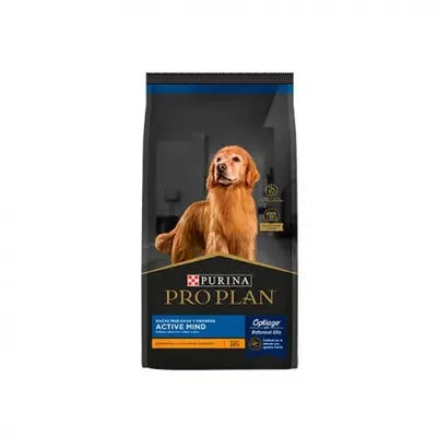 PRO PLAN Perro Adulto Active Mind Razas Medianas y Grandes – Bolsón x15kg