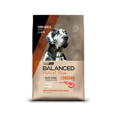 Vitalcan Balance Cordero – Perros Adultos – Bolsón x15kg