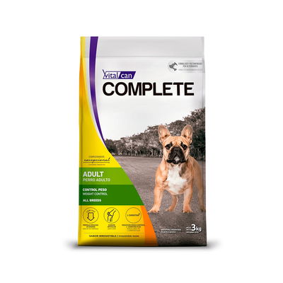Vitalcan Complete Perros Control de Peso – Bolsón x20 kg