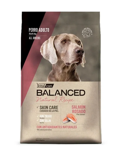 Vitalcan Balance Salmón – Perros Adultos – Bolsón x15kg