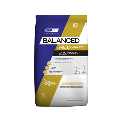 Vitalcan Gato Control PH Urinario – Bolsón x7,5kg