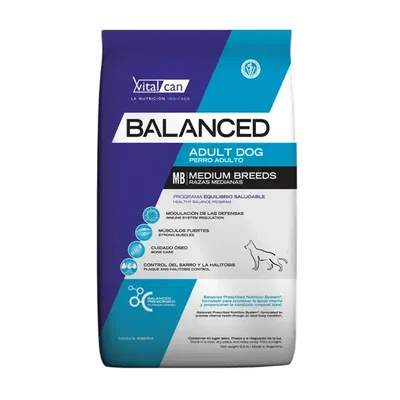 VITALCAN BALANCED PERROS ADULTOS RAZAS MEDIANAS – Bolsa de 20 kg