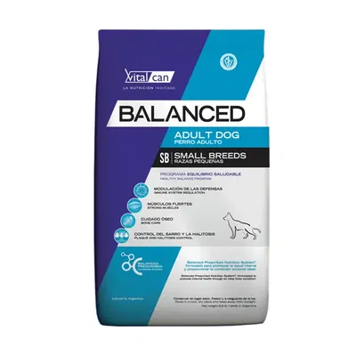 VITALCAN BALANCED PERROS ADULTOS RAZAS PEQUEÑAS – Bolsa de 15 kg