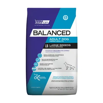 VITALCAN BALANCED PERROS ADULTOS RAZAS GRANDES – Bolsa de 20 kg