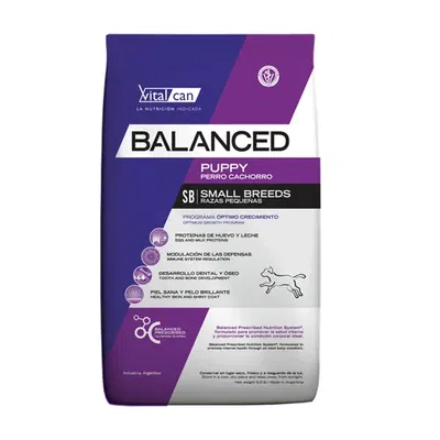VITALCAN BALANCED PERROS CACHORROS RAZAS PEQUEÑAS – Bolsa de 7,5 kg