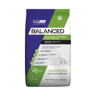 VITALCAN BALANCED PERROS CONTROL DE PESO – Bolsa de 20 kg