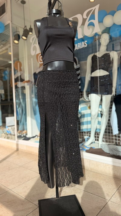 POLLERA HILO STRAS