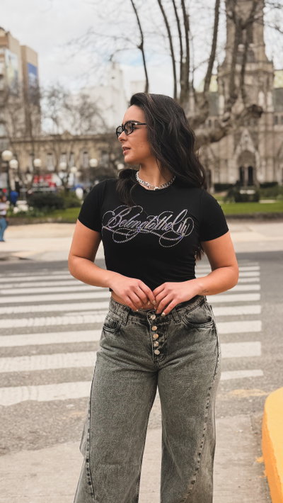 BABY TEE BRILLO “ Belong to the city”