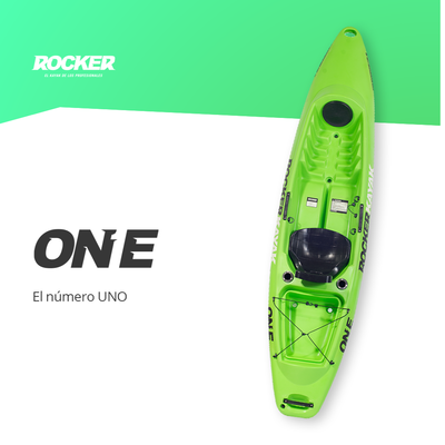 KAYAK ROCKER ONE con remo y asiento