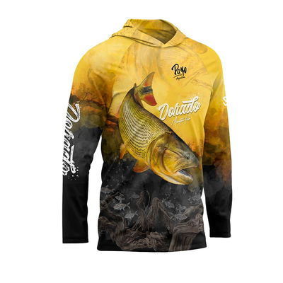 Remera Niño con capucha y dedal estampado linea FULL PRINT