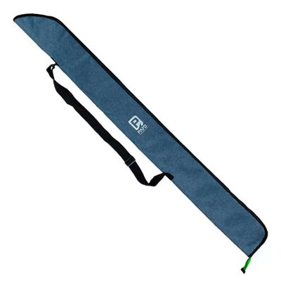 FUNDA PARA CAÑA CON CORREA 1,53M GRIS CON AZUL/VERDE