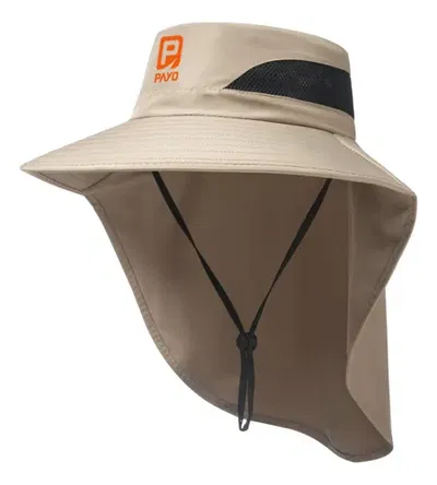 GORRO AUSTRALIANO CON TAPA NUCA MEDIA VISERA