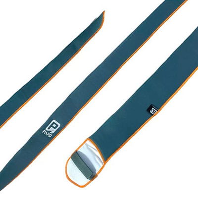 FUNDA PARA CAÑA STICK GRIS CON AZUL/NARANJA/VERDE 2,20M
