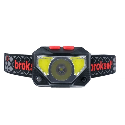 LINTERNA MINERA CON SENSOR LIN-25 — 1.100 LÚMENES RECARGABLE | BROKSOL