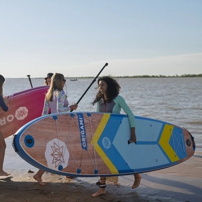 TABLA SUP INFLABLE 10' — "WATER AND WOOD" | ORIGAMI®