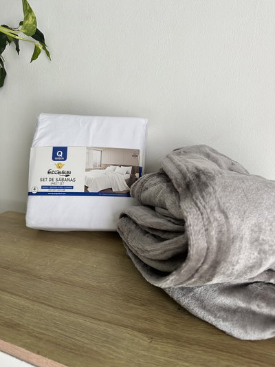 Juego sabanas + frazada 
