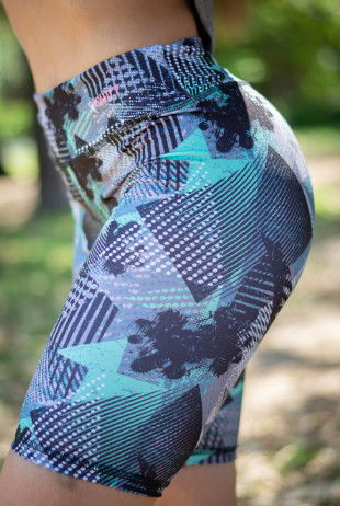 CALZA BIKER ESTAMPADA SUPLEX