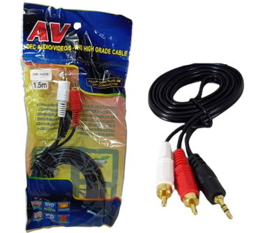 Cable Audio/Video 1.5m. 🎮🔊
