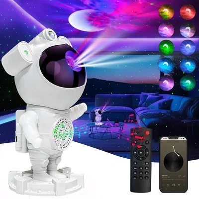 Velador Proyector Astronauta Bluetooth. 🌌