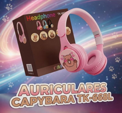 Auriculares Capibara TK-668L. 🎧🐾