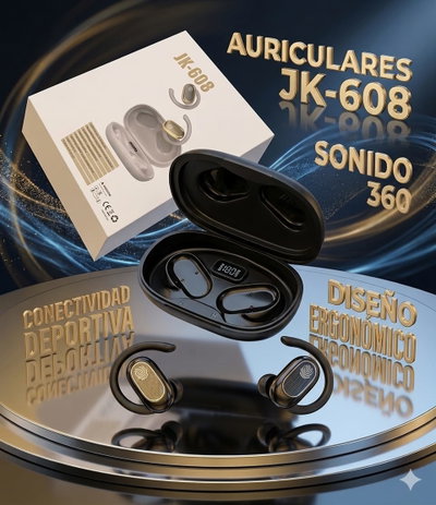 AURICULARES INALÁMBRICOS JK-608. 🎧 