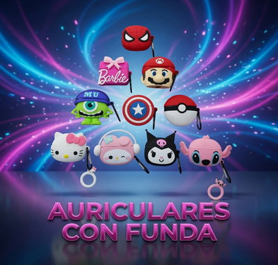 Auriculares con Funda. 🎧