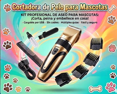 Cortadora de Pelo para Mascotas Grooming Hair Clipper.🐾 